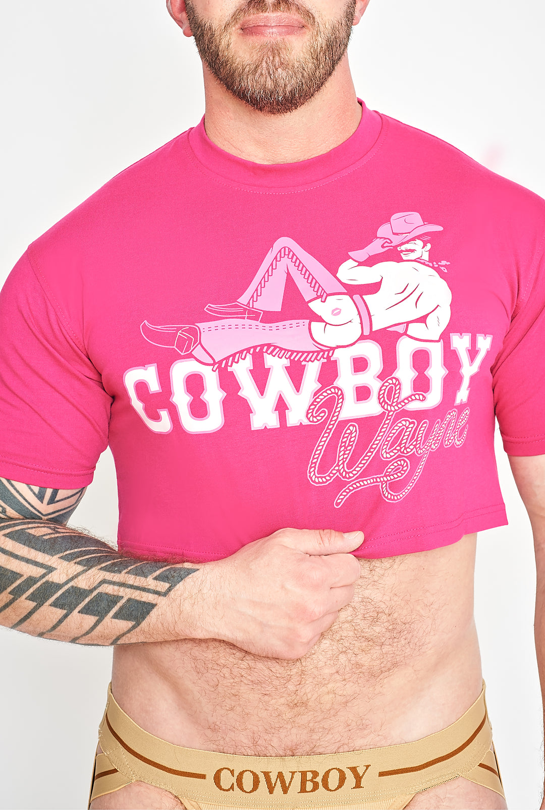 Pink Rodeo Cowboy Crop
