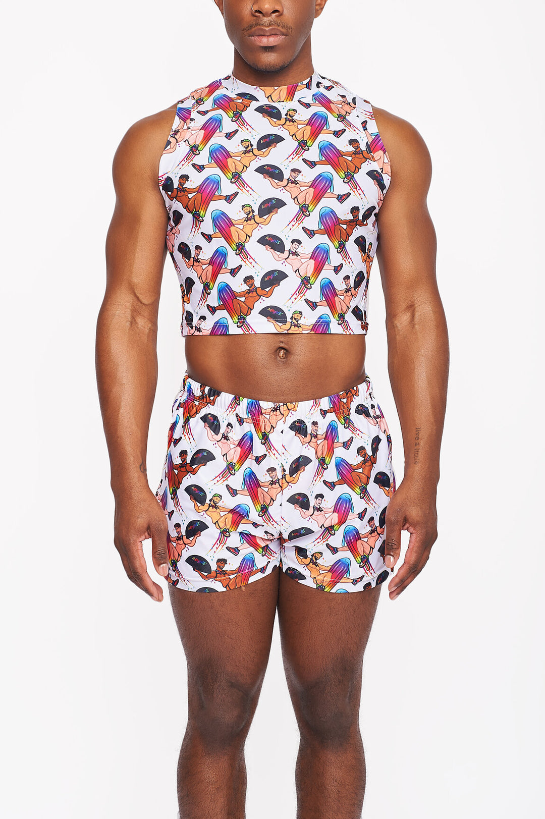 Ride My Sicle Crop Short Set