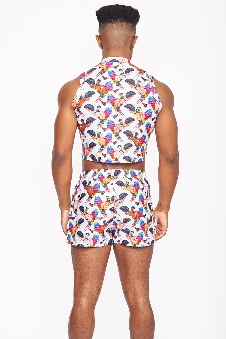 Ride My Sicle Crop Short Set