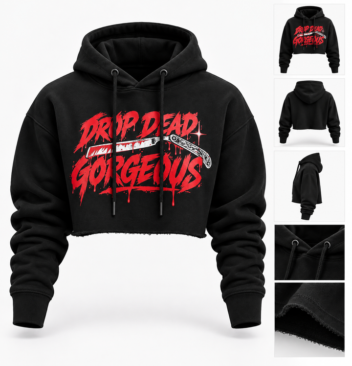 Drop Dead Gorgeous Cropped Hoodie