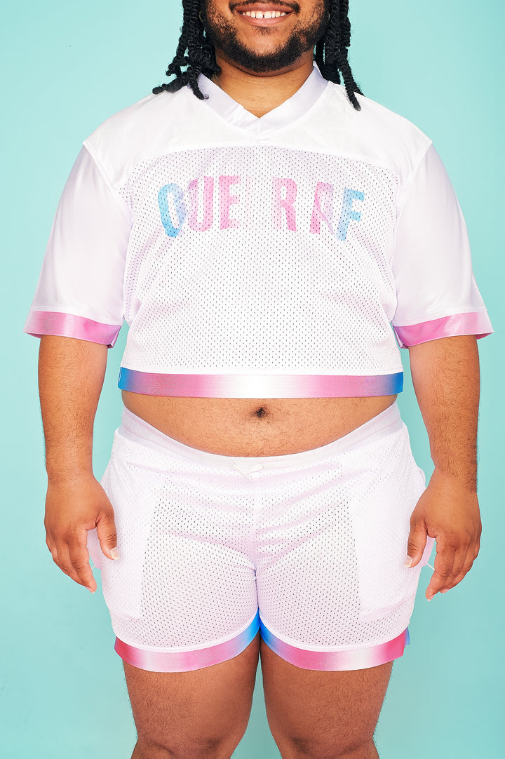 Queer AF White Crop