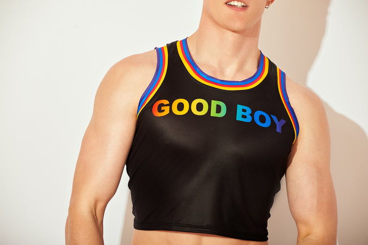 Good Boy Pride Crop Top