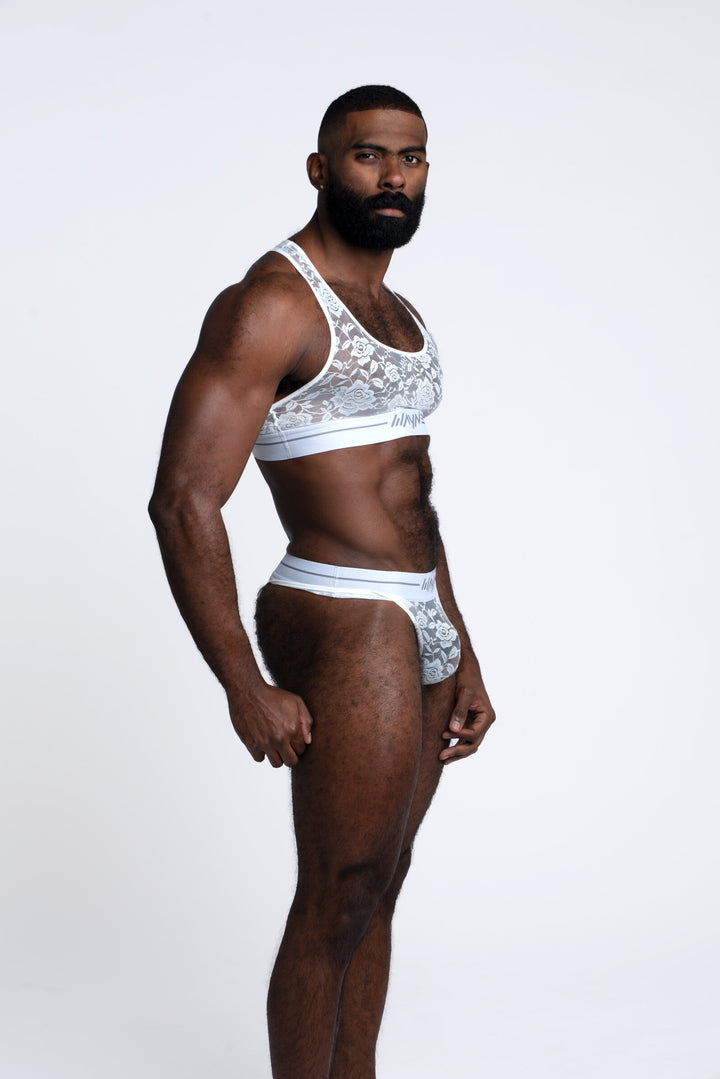White Lotus Lace Set